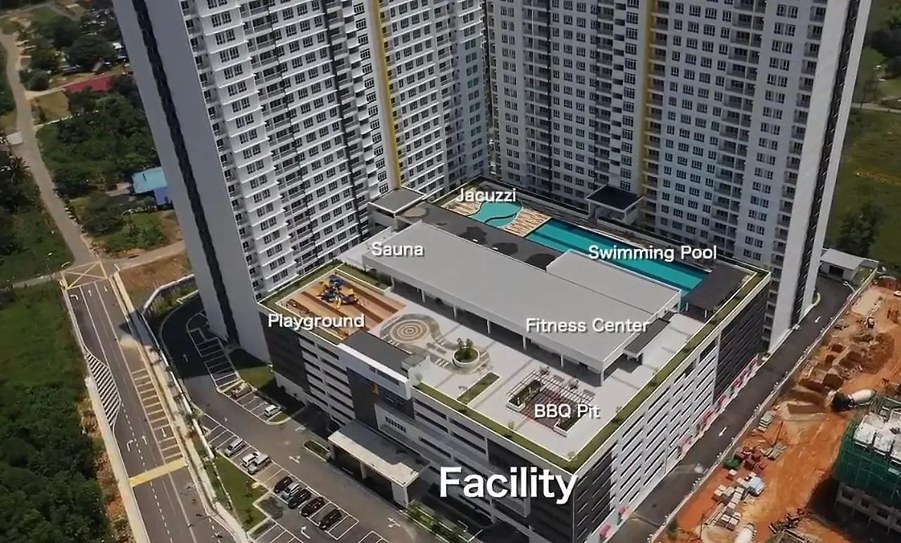 Apartman Twin Danga Residence Homestay Johor Bahru