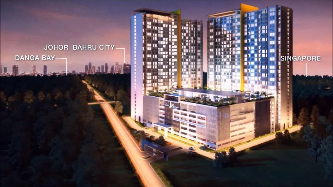 Twin Danga Residence Homestay Johor Bahru Apartman